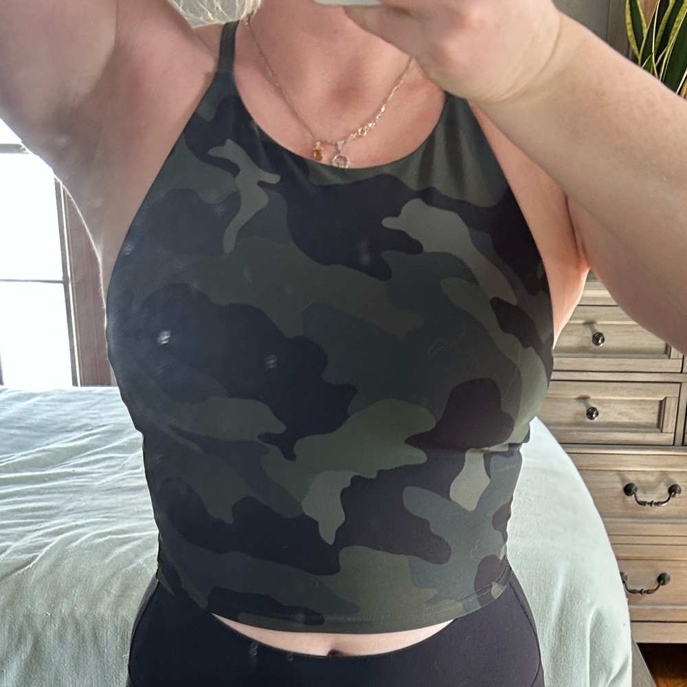Camo Longline Sports Bra!